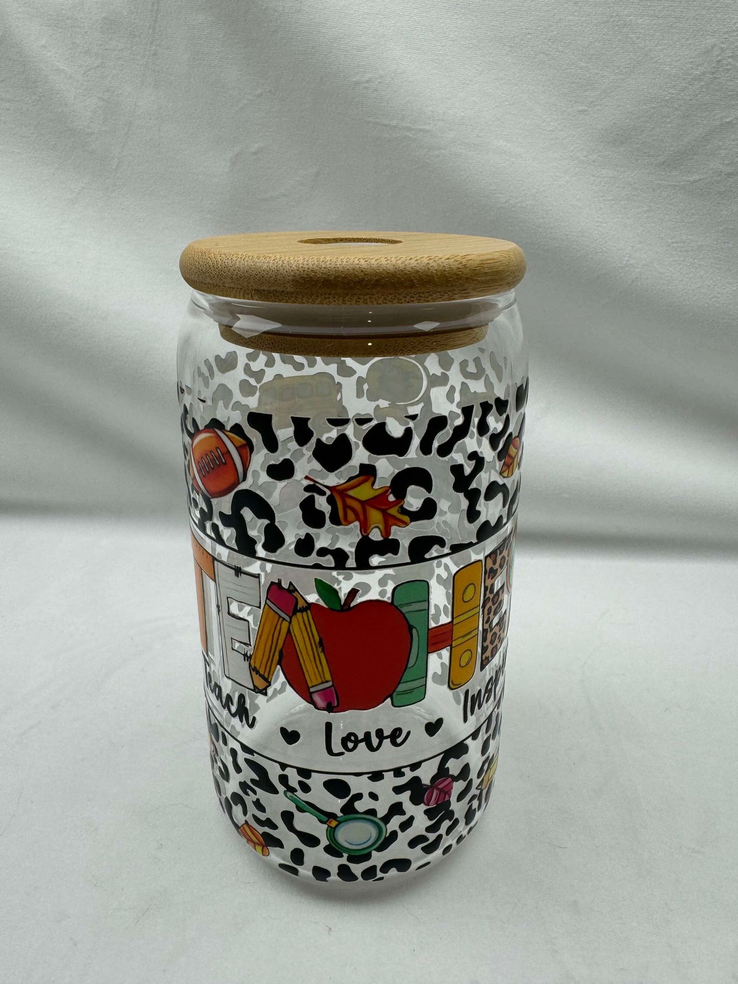 Personalised teacher tumblers with UVDTF