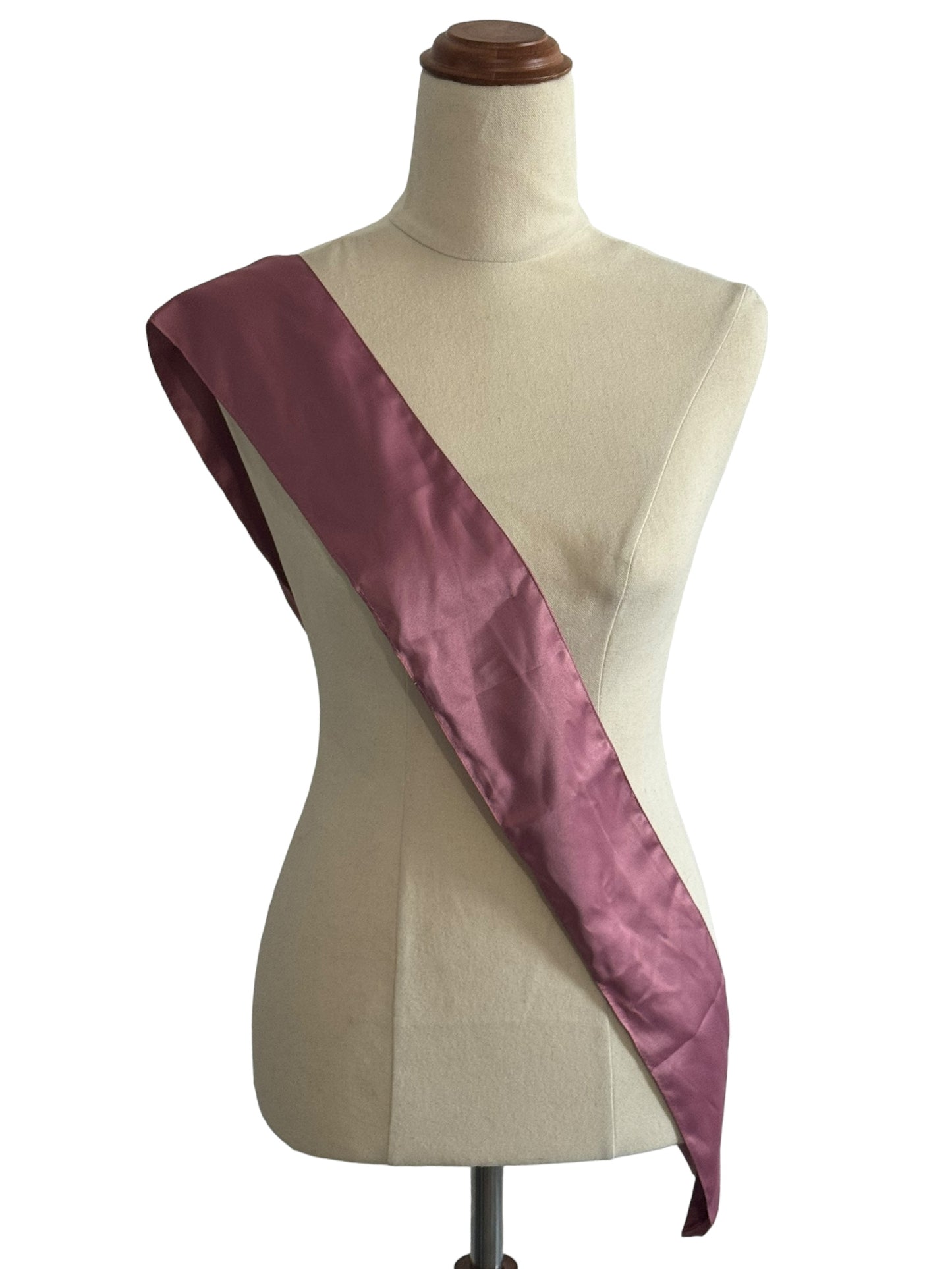 Personalised satin sash