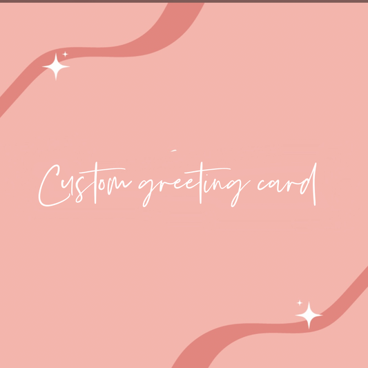 Personalised greeting card