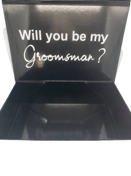 Groomsman proposal box