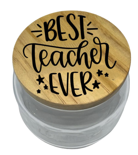 Personalised teacher jar