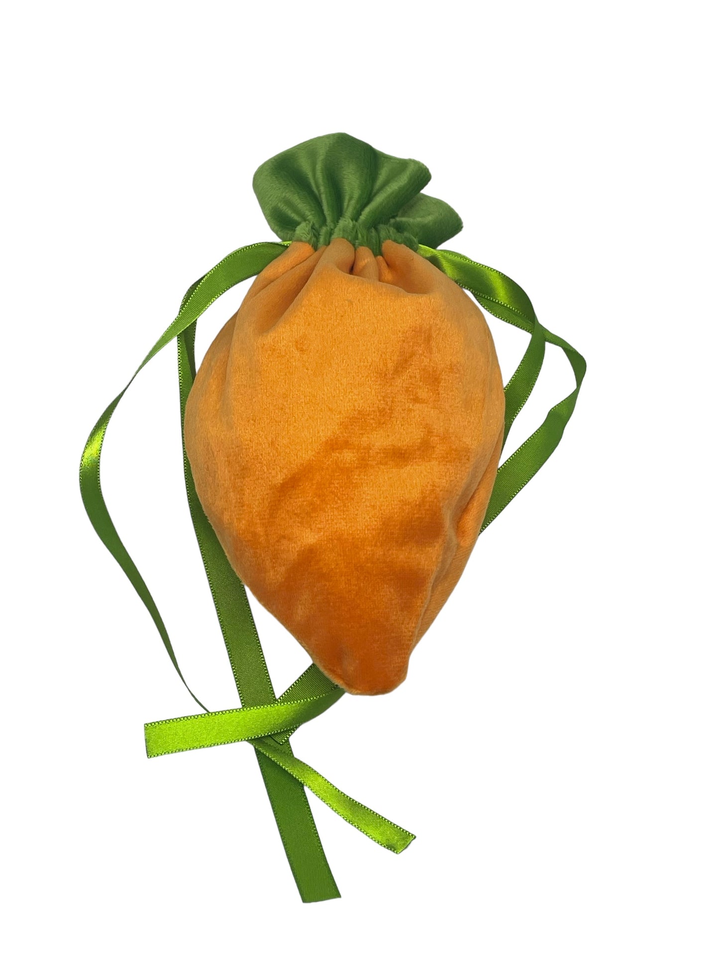 Velvet carrot bag